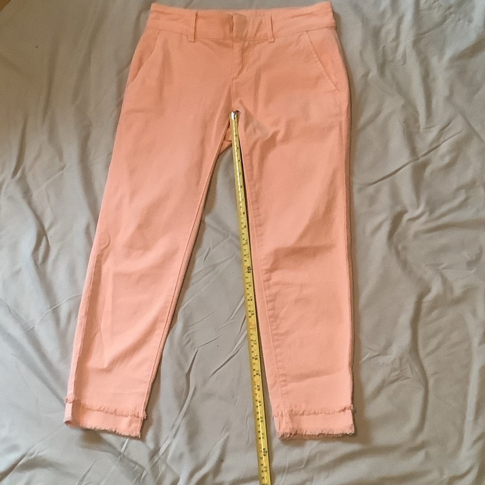 Women's Pink Crop Jeans